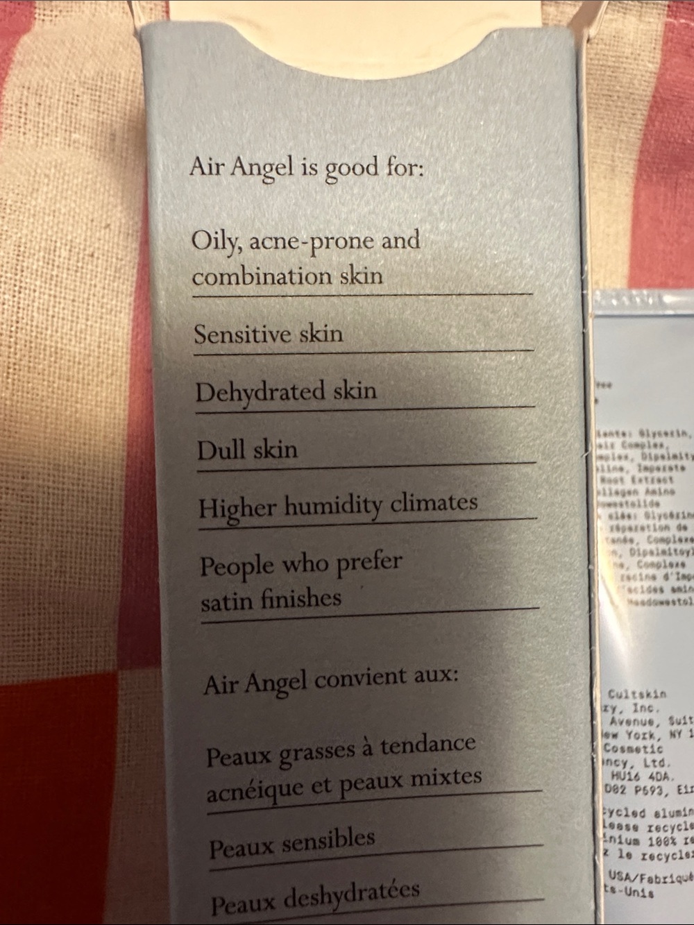 New Dieux air angel hydrating facial gel cream - Picture 2 of 2